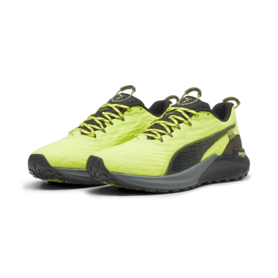 Puma Trail Running Shoes Fast-Track Nitro 2 (Lightweight) lime/grey Men