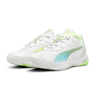 Puma Tennis Shoes Nova Elite Allcourt White/Blue/Lime Men