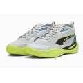 Puma Indoor Court Shoes Playmaker Pro grey/lime Men