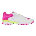 Puma Tennis Shoes Solarattack RCT Allcourt White/Violet/Lime Men's