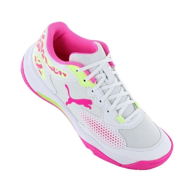 Puma Tennis Shoes Solarcourt RCT Padel/Allcourt White/Purple Men's