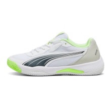 Puma Tennis Shoes Nova Court Allcourt White/Grey/Lime Men's