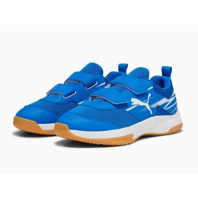 Puma Indoor Shoes Varion II V (Velcro) royal blue/white Toddlers