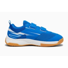 Puma Indoor Shoes Varion II V (Velcro) royal blue/white Toddlers