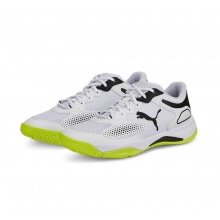 Puma Tennis Shoes Solarcourt RCT Allcourt white/lime Men