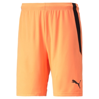 Puma sports shorts teamLIGA Shorts short neon orange men