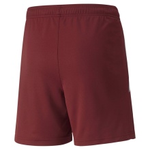 Puma sports trousers teamLIGA shorts dark red children