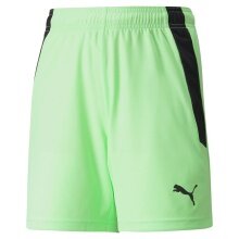 Puma sports trousers teamLIGA shorts lime green children