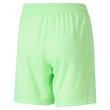 Puma sports trousers teamLIGA shorts lime green children