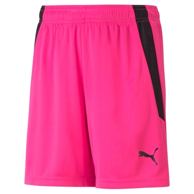 Puma sports trousers teamLIGA shorts pink children