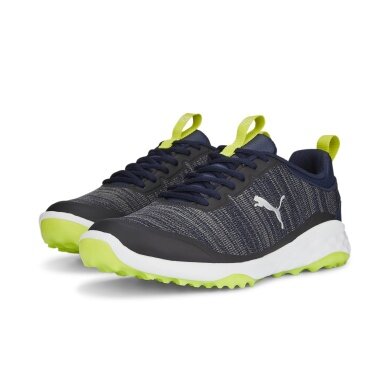 Puma Sneaker Fusion Pro (Golf Shoes) navy blue/grey/lime Men