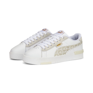 Puma Sneaker Jada Renew Laser Cut white/gold Women