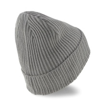 Puma Knitted Hat (Beanie) Classic Cuff Unisex - Ribbed Structure - grey - 1 piece