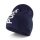 Puma Knit Hat (Beanie) Classic Cuffless with Logo - peacoat blue - 1 piece