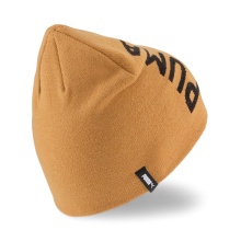 Puma Knitted Hat (Beanie) Classic Cuffless with Logo - yellow - 1 piece