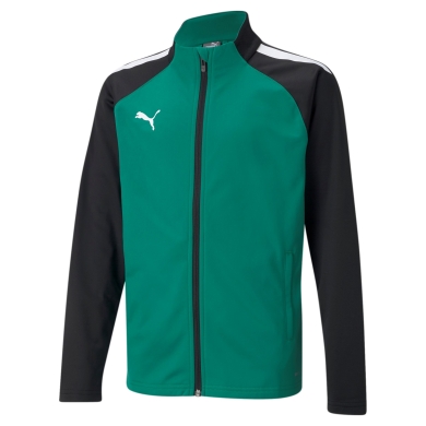 Puma training jacket teamLIGA Poly green children