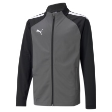 Puma training jacket teamLIGA Poly grey children