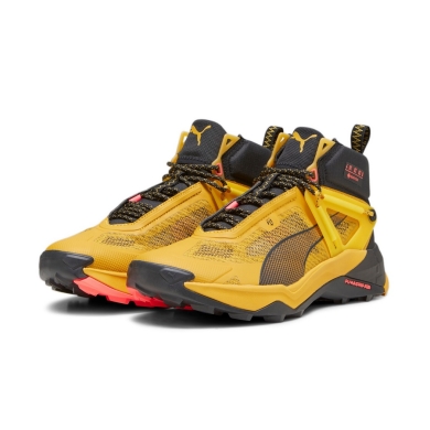 Puma Trail Hiking Shoes Explore Nitro Mid GTX (waterproof) yellow/black Men