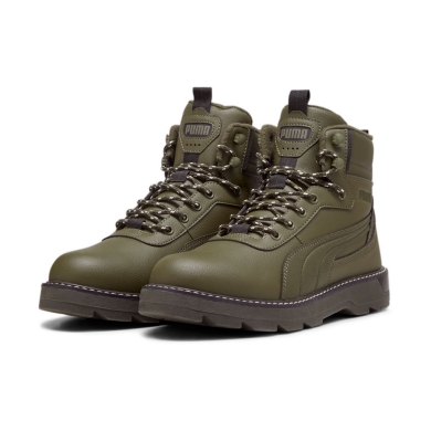 Puma Desert V3 Boots Dark Olive Green Men's Winter Boots