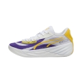 Puma Indoor Court Shoes All-Pro LA (Basketball) white/purple/yellow men's