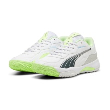 Puma Tennis Shoes Nova Smash Allcourt White/Lime Men's