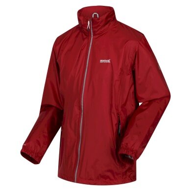 Regatta Rain Jacket Lyle IV (waterproof, sealed seams, breathable mesh lining) dark red Men