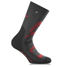 Rohner Trekking Socks Hiking anthracite/red Men - 1 Pair