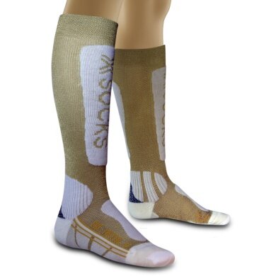 X-Socks Ski Sock Metal Gold Women - 1 Pair