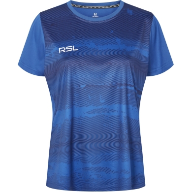 RSL Sport-Shirt Sue (100% Polyester, breathable) blue Women