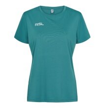 RSL Sport-Shirt Shanon (100% Polyester, stretchy and lightweight) green/blue Women