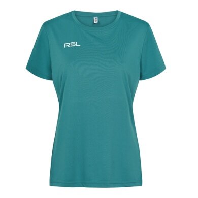 RSL Sport-Shirt Shanon (100% Polyester, stretchy and lightweight) green/blue Women