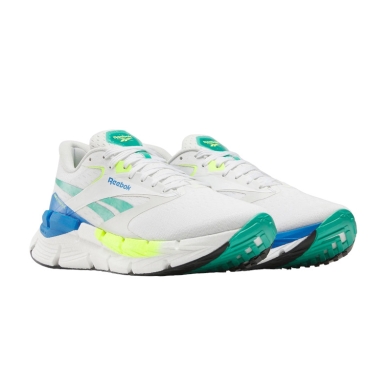 Reebok Running Shoes FloatZig Symmetros White/Lime/Blue Men's