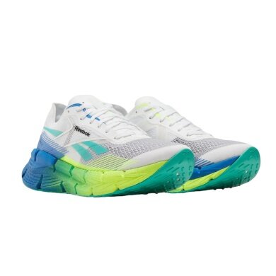 Reebok Running Shoes FloatZig X1 White/Lime/Blue Men's