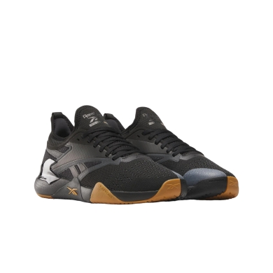 Reebok Indoor Court Shoes Nano Court Black/Gold Men's