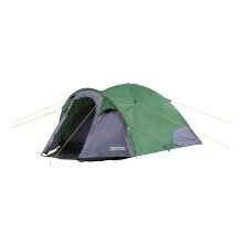 Regatta Camping Tent Kivu V3 - water-repellent, 1 entrance, for 3 persons - green/grey