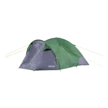 Regatta Camping Tent Kivu V3 - water-repellent, 1 entrance, for 3 persons - green/grey