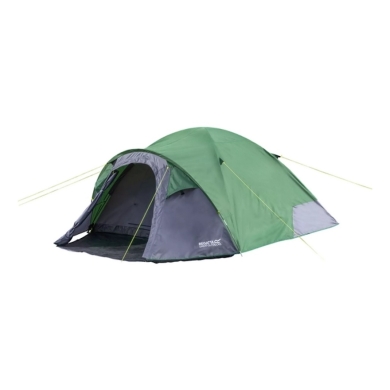 Regatta Camping Tent Kivu V3 - water-repellent, 1 entrance, for 4 persons - dark green