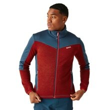 Regatta Highton IV Fleece Jacket (100% Polyester) Red/Blue Men's