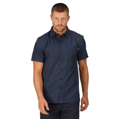 Regatta Short Sleeve Shirt Mindano VII (quick-drying, breathable) dark blue Men