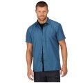 Regatta Short Sleeve Shirt Mindano VII (quick-drying, breathable) royal blue Men