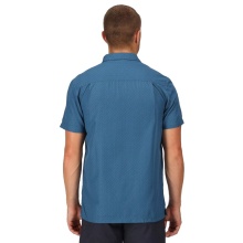 Regatta Short Sleeve Shirt Mindano VII (quick-drying, breathable) royal blue Men