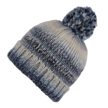 Regatta Knitted Frosty Hat VI with Pom Pom Navy Blue Women