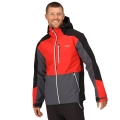 Regatta Rain Jacket Bosfield (waterproof, breathable) black/red Men