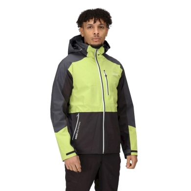 Regatta Rain Jacket Bosfield (waterproof, breathable) grey/lime Men