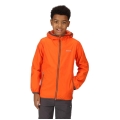 Regatta Rain Jacket Lever II (waterproof, breathable) orange Kids