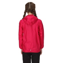 Regatta Rain Jacket Lever II (waterproof, breathable) pink Kids