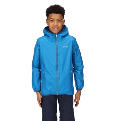 Regatta Rain Jacket Lever II (waterproof, breathable) indigo blue Children