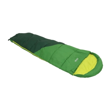 Regatta Sleeping Bag Hilo V2 250 (Summer Sleeping Bag, Durable and Lightweight) Green 220x80cm