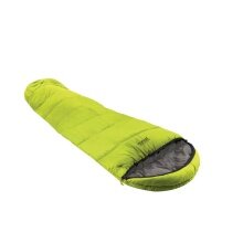 Regatta Sleeping Bag Montegra 200 (2 Season Sleeping Bag, warm Baffle Lining) yellow/lime 210x75cm