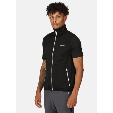 Regatta Softshell Vest Lankin V (water-repellent, lightweight, breathable) black Men